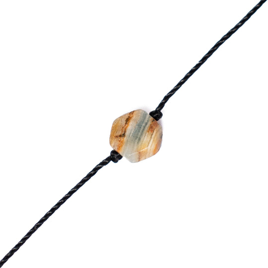 [NEW!] Lemurian Aquatine Calcite Bracelet