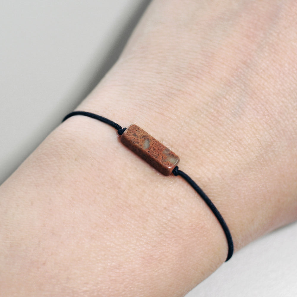 BUMI Sea Sediment Jasper Bracelet: Brown