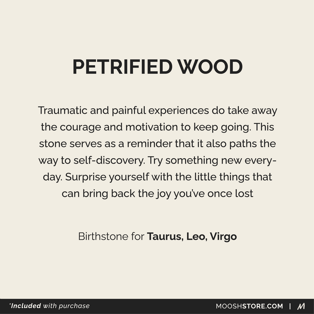 BUMI Petrified Wood Necklace