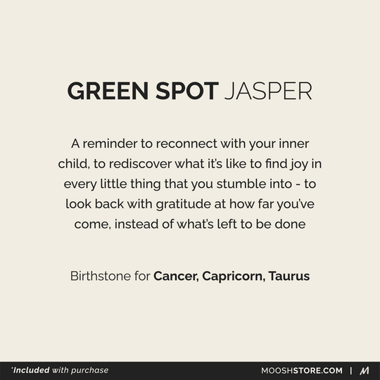 [NEW!] Green Spot Jasper Bracelet