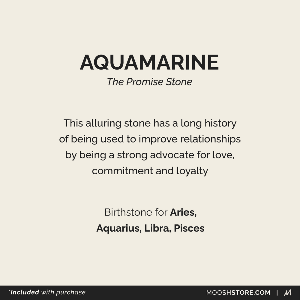 BUMI Aquamarine Anklet