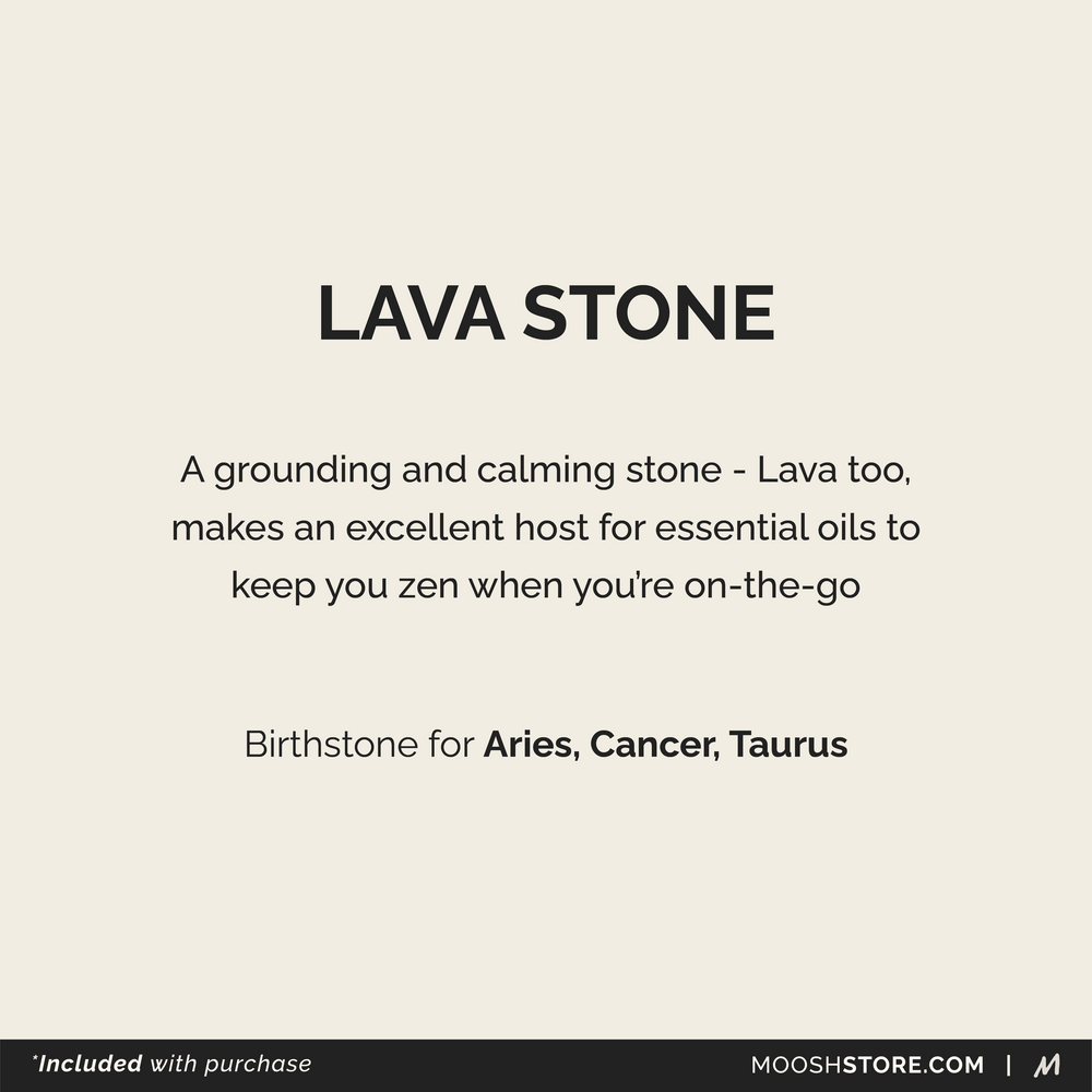 MANTRA Bracelet: Lava & Netstone (Large Stone)