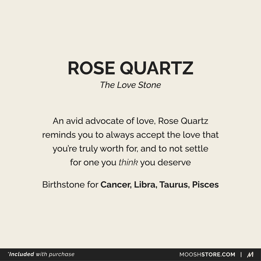 BUMI Rose Quartz Anklet