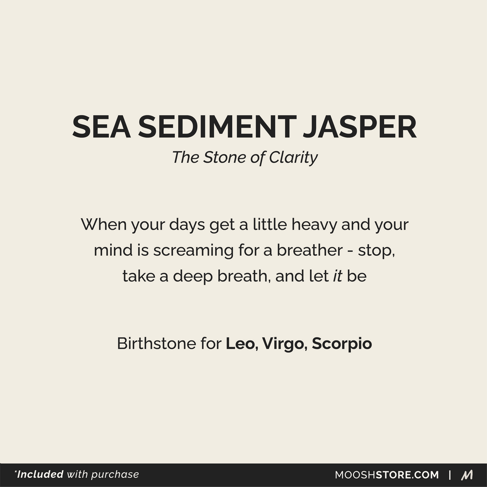 BUMI Sea Sediment Jasper Anklet: Brown