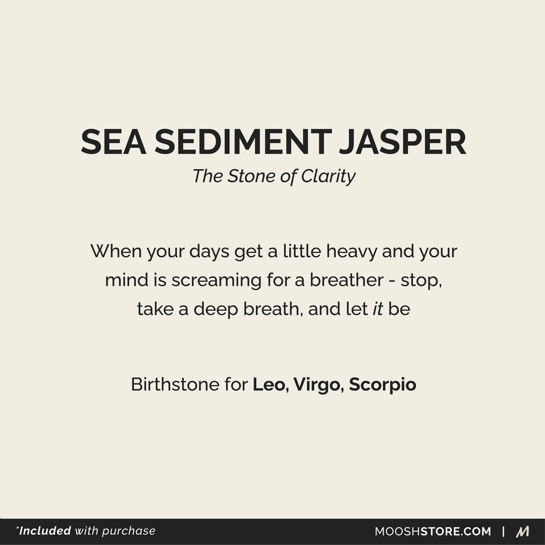 BUMI Sea Sediment Jasper Bracelet: Brown
