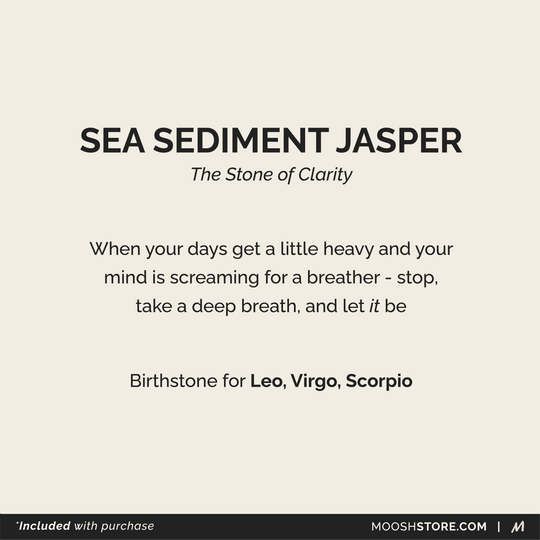 BUMI Sea Sediment Jasper Bracelet: Brown