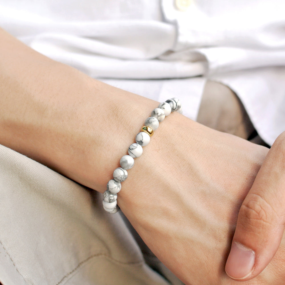 MANTRA Howlite Bracelet