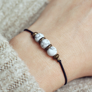 BUMI III Bracelet: Howlite