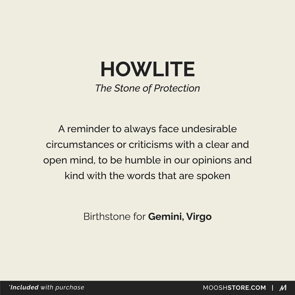BUMI III Bracelet: Howlite