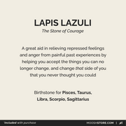 MANTRA Bracelet: Lapis Lazuli