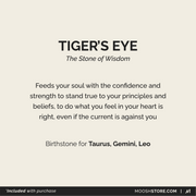 Tiger's Eye Birthstone Ring