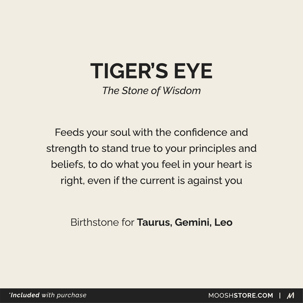 Tiger's Eye Birthstone Ring
