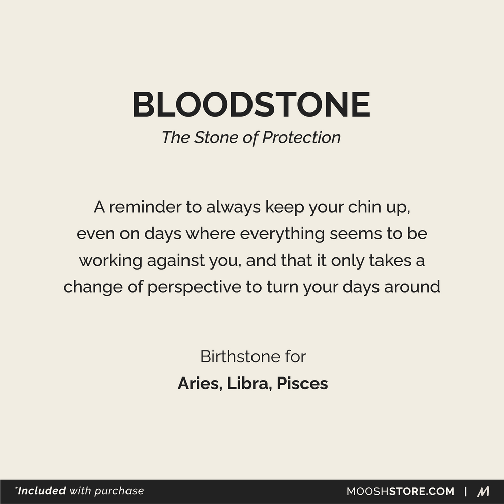 BUMI Bloodstone Anklet