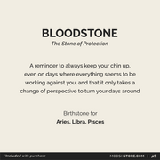BUMI Bloodstone Bracelet