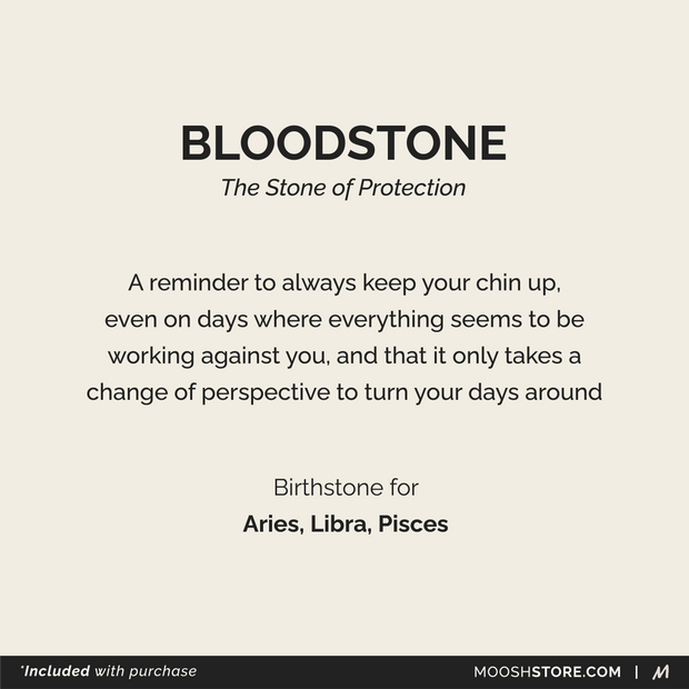 BUMI Bloodstone Bracelet