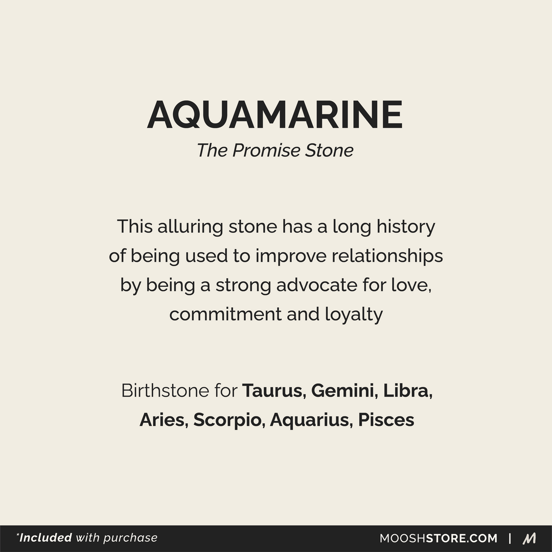 BUMI III Bracelet: Aquamarine
